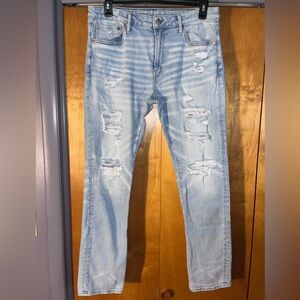 American Eagle Airflex+ Patched Slim Jean 36x32